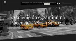 Desktop Screenshot of kurslicencjataxi.pl